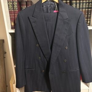 Ermenegildo Zegna Sartoria x Louis Boston Double-Breasted Wool Suit
